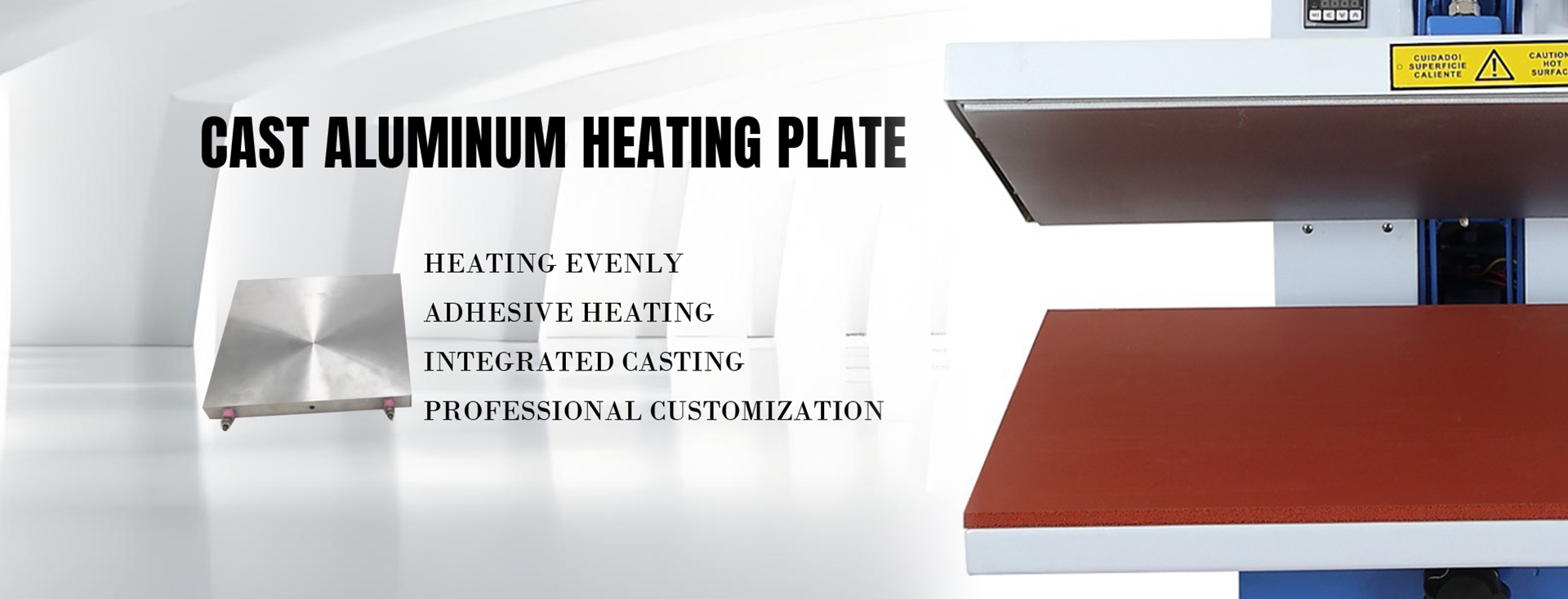 Precision temperature-controlled heating platen for efficient apparel heat transfer production